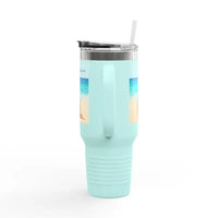 40oz Insulated Travel Mug Beach Life Design - Ocean State Styles
