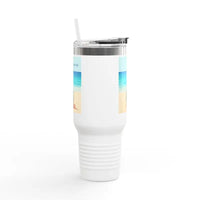 40oz Insulated Travel Mug Beach Life Design - Ocean State Styles