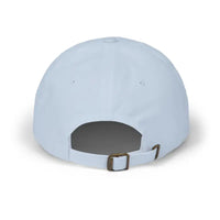 Light blue Baseball Cap G.O.D Grampy on Duty with adjustable bronze buckle