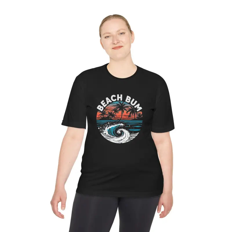 Beach Bum Unisex Moisture Wicking Tee for Summer Fun - Ocean State Styles