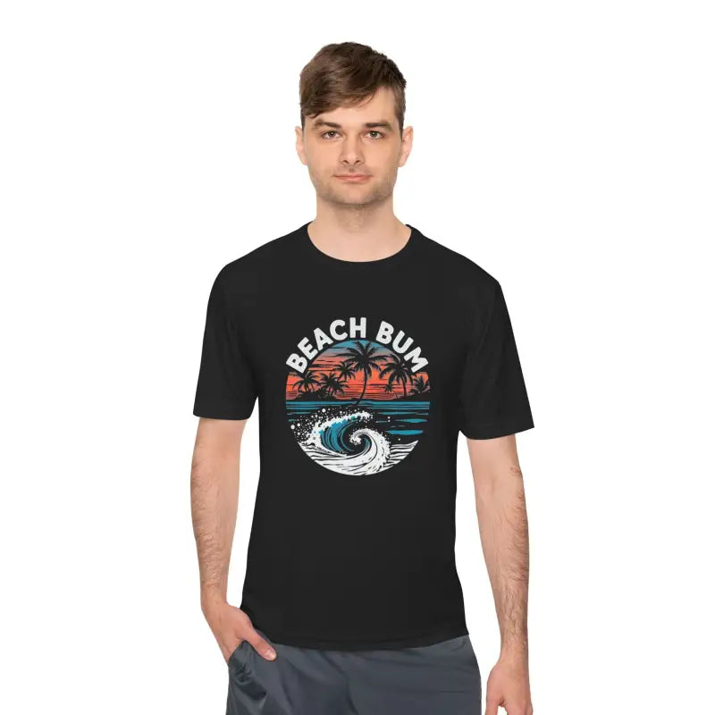 Beach Bum Unisex Moisture Wicking Tee for Summer Fun - Ocean State Styles