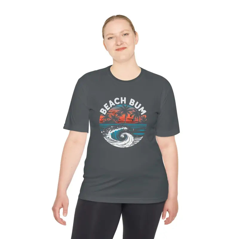 Beach Bum Unisex Moisture Wicking Tee for Summer Fun - Ocean State Styles