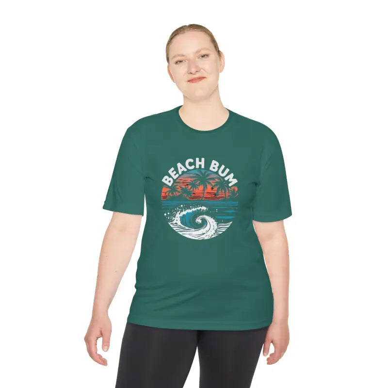 Beach Bum Unisex Moisture Wicking Tee for Summer Fun - Ocean State Styles