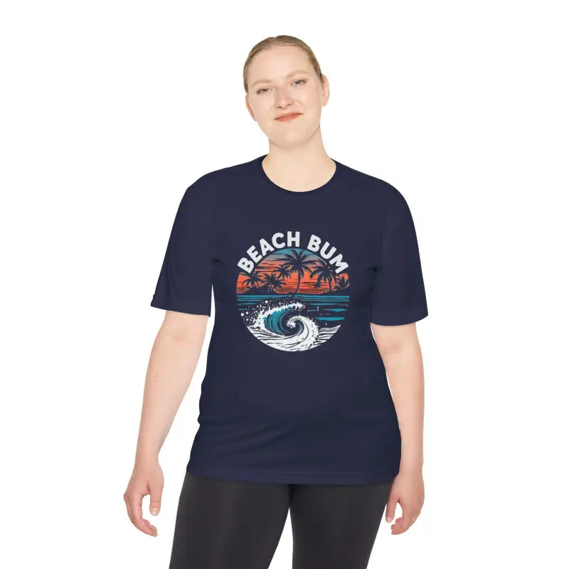 Beach Bum Unisex Moisture Wicking Tee for Summer Fun - Ocean State Styles
