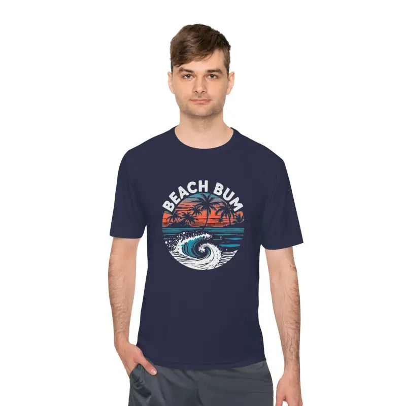 Beach Bum Unisex Moisture Wicking Tee for Summer Fun - Ocean State Styles