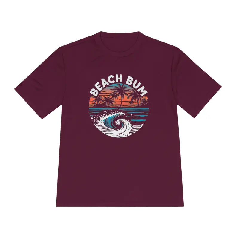 Beach Bum Unisex Moisture Wicking Tee for Summer Fun - Ocean State Styles