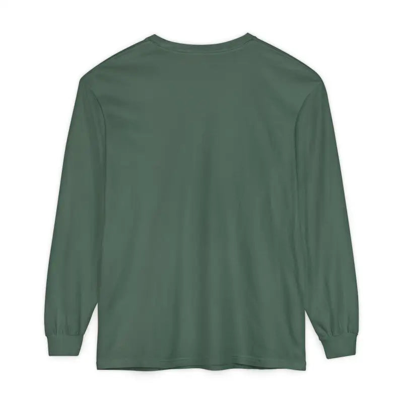 Green long-sleeved Christmas Dinosaur And Lights shirt for festive holiday wear