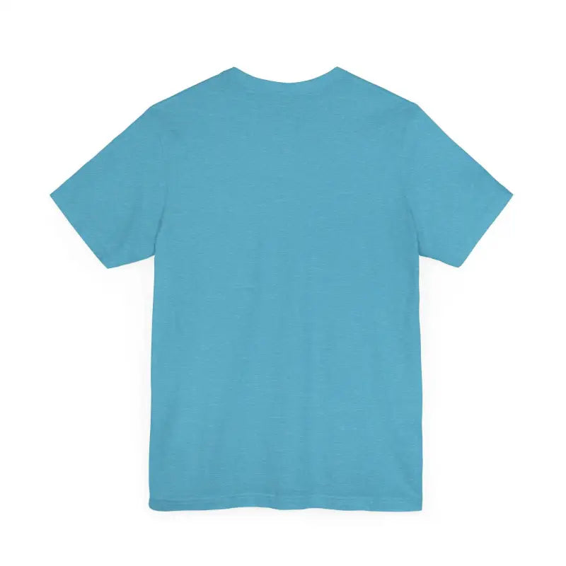 Turquoise short-sleeve t-shirt from Feed Your Stoke Unisex Mountain Graphic T Shirt