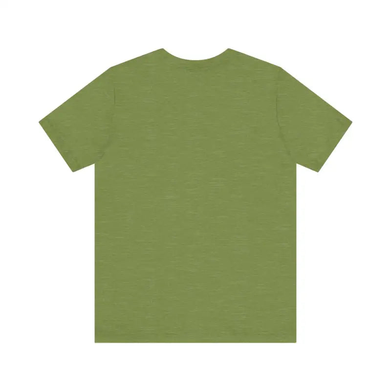 Olive green Feed Your Stoke Unisex Mountain Graphic T Shirt displayed on a neutral background