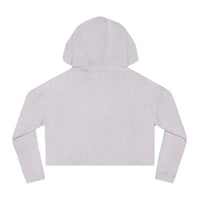 Light grey cropped hoodie from Flower Child Pastel Floral Print collection