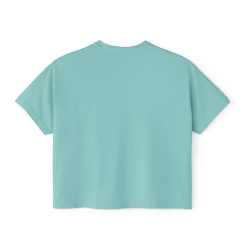 Aqua short-sleeved t-shirt from the Pinup Girl Collection for women