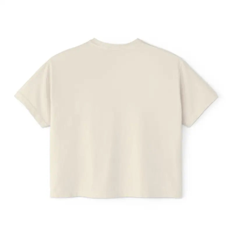 Beige short-sleeved t-shirt from Pinup Girl Collection Women’s T Shirts and Crop Top