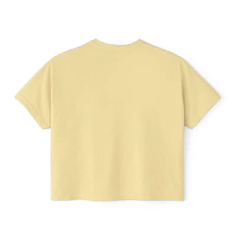 Pale yellow short-sleeved t-shirt from Pinup Girl Collection for women