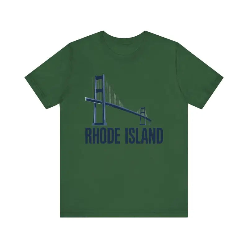 Rhode Island Bridge Graphic Tee Unisex Short Sleeve T Shirt - Ocean State Styles