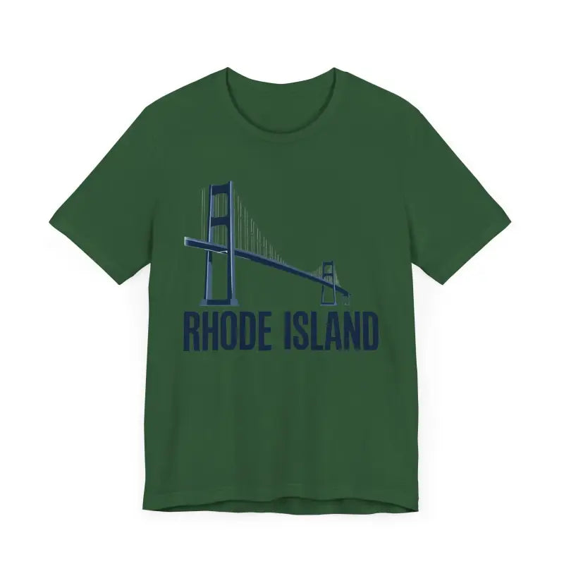 Rhode Island Bridge Graphic Tee Unisex Short Sleeve T Shirt - Ocean State Styles