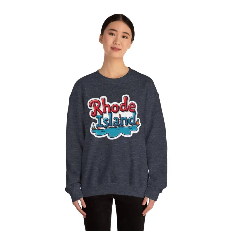 Rhode Island Graphic Crewneck Sweatshirt featuring a stylish design and comfortable fit