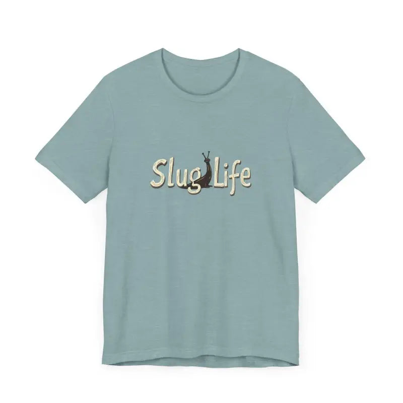 Blue Slug Life Unisex Classic Tee Shirt featuring a stylish graphic design