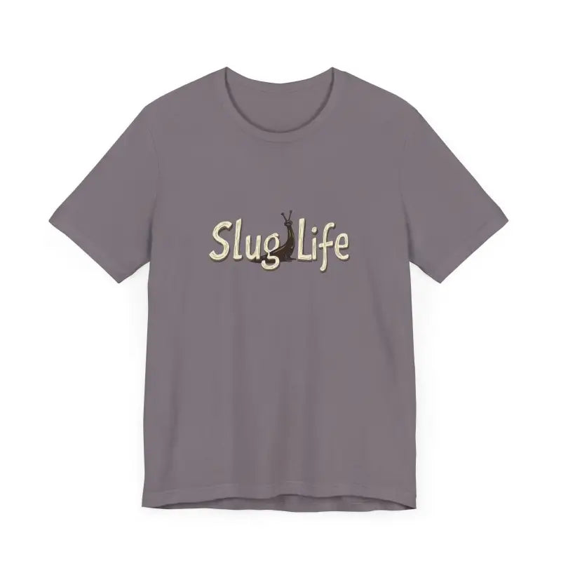 Gray Slug Life Unisex Classic Tee Shirt featuring a unique graphic design