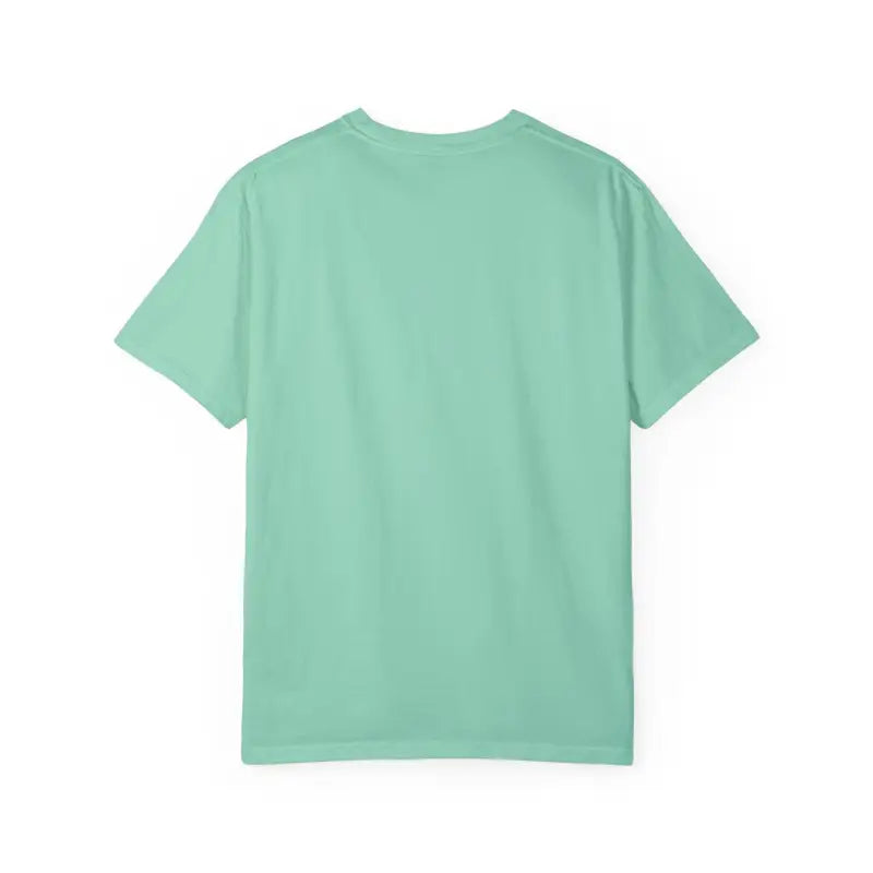 Mint green t-shirt from Suns Out Buns Out Unisex Garment Dyed Summer Collection