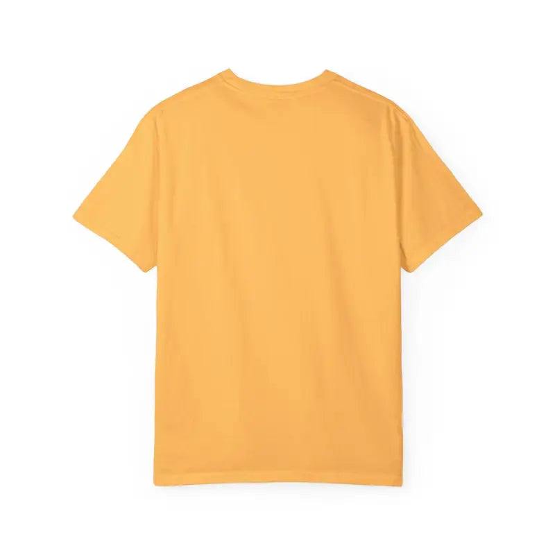 Plain yellow t-shirt from Suns Out Buns Out Unisex Garment Dyed Summer T Shirt collection