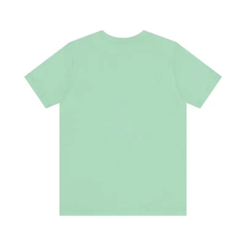 Mint green Unisex Funny Coffee and Chickens Tee showcasing vibrant color options