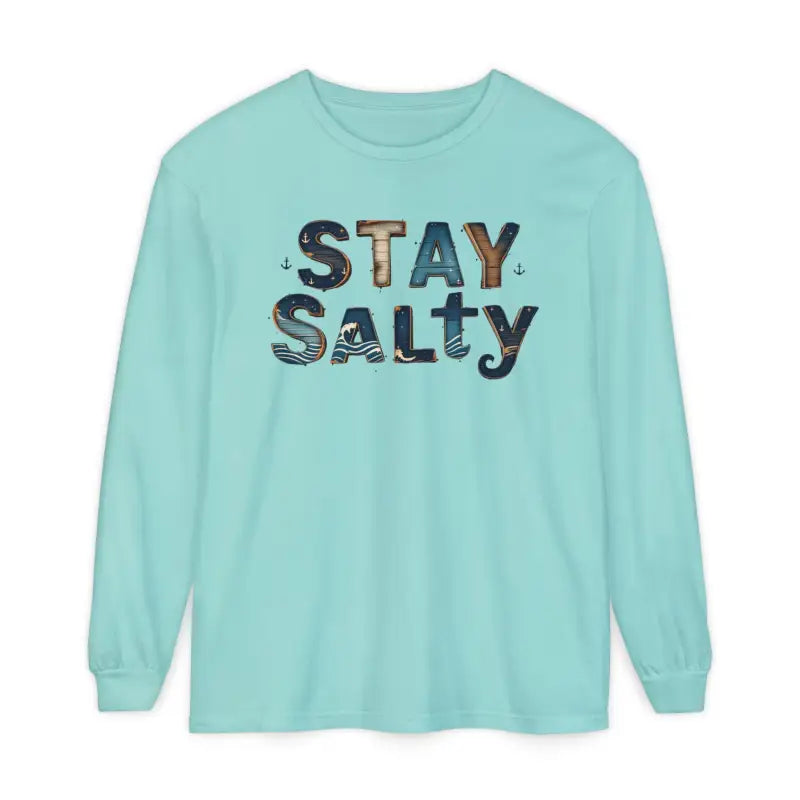 Stay Salty: Your Ultimate Graphic Long Sleeve Tee for Embracing Coastal Vibes