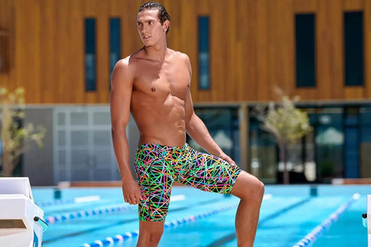 Why Geometric Design Men's Swim Trunks Are Your Beach Day Must-Have - Ocean State Styles