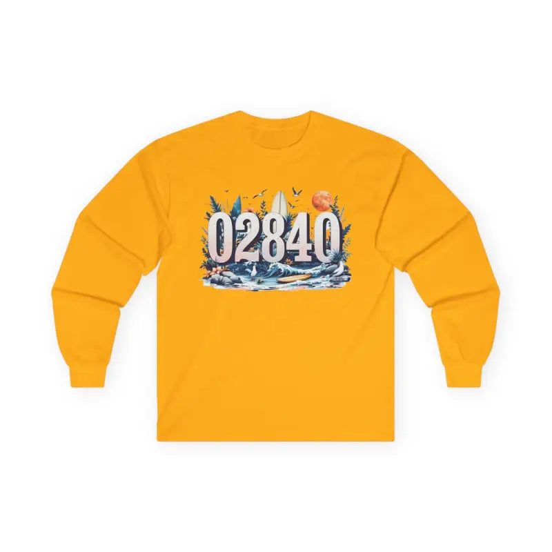 02840 Coastal Vibes Unisex Long Sleeve Tee for Outdoor Lovers - Ocean State Styles