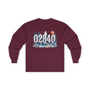 02840 Coastal Vibes Unisex Long Sleeve Tee for Outdoor Lovers - Ocean State Styles