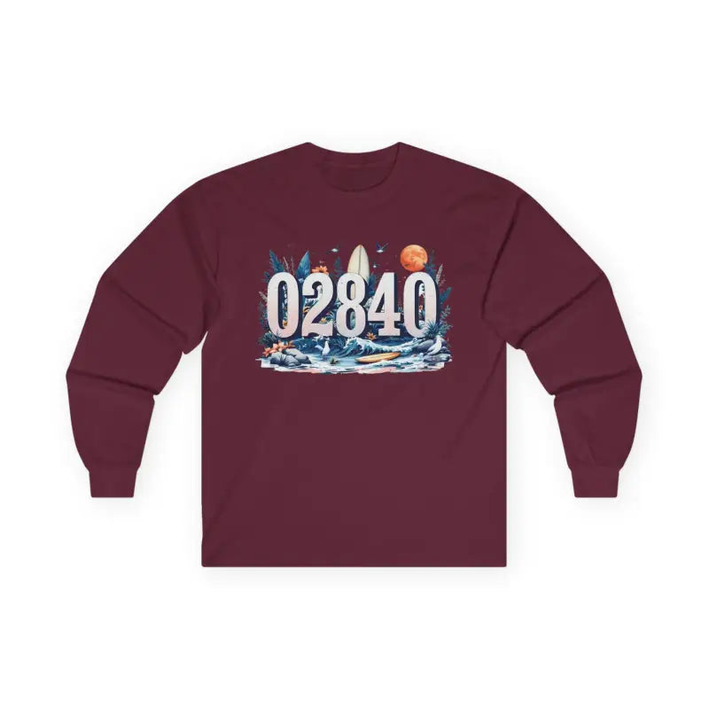 02840 Coastal Vibes Unisex Long Sleeve Tee for Outdoor Lovers - Ocean State Styles