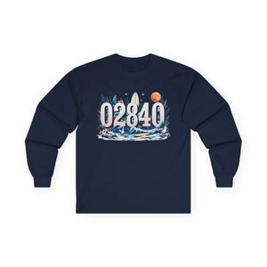02840 Coastal Vibes Unisex Long Sleeve Tee for Outdoor Lovers - Ocean State Styles