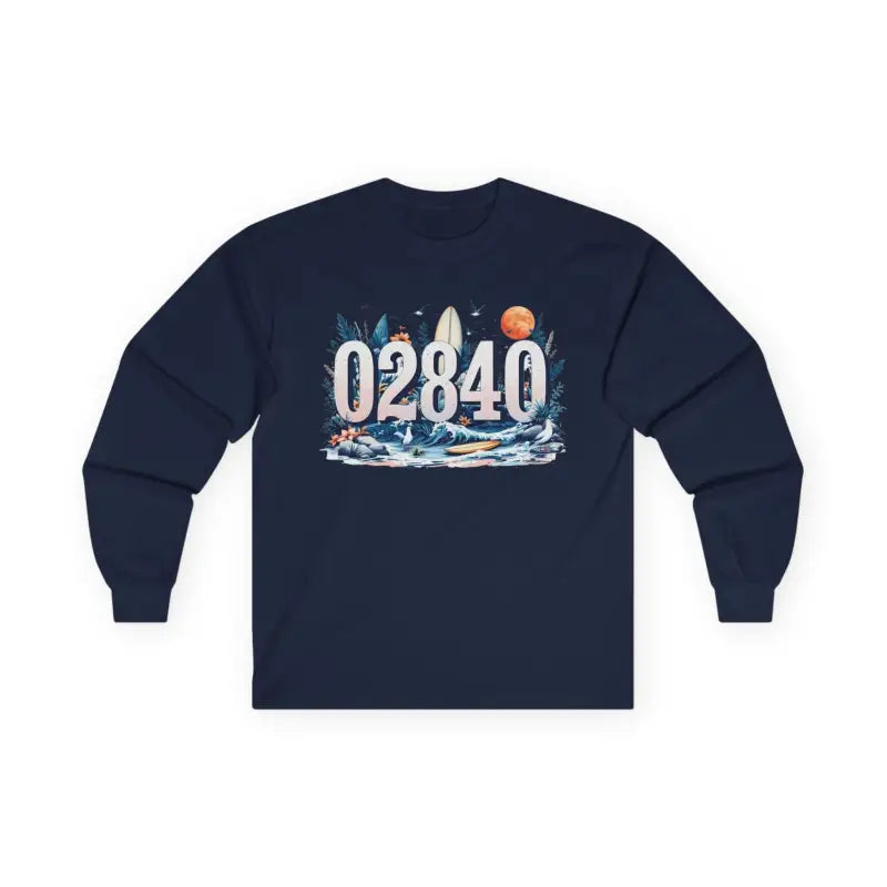 02840 Coastal Vibes Unisex Long Sleeve Tee for Outdoor Lovers - Ocean State Styles