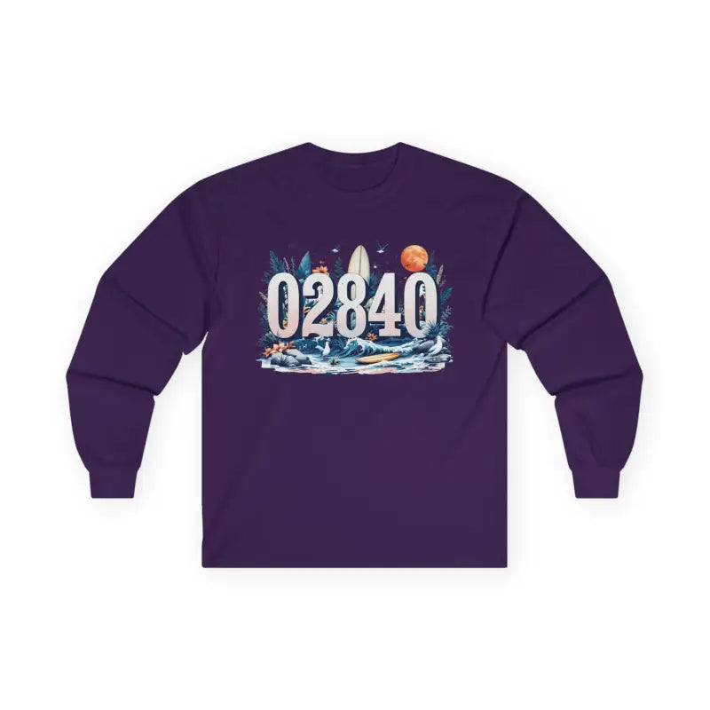 02840 Coastal Vibes Unisex Long Sleeve Tee for Outdoor Lovers - Ocean State Styles