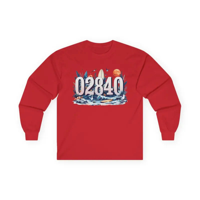 02840 Coastal Vibes Unisex Long Sleeve Tee for Outdoor Lovers - Ocean State Styles