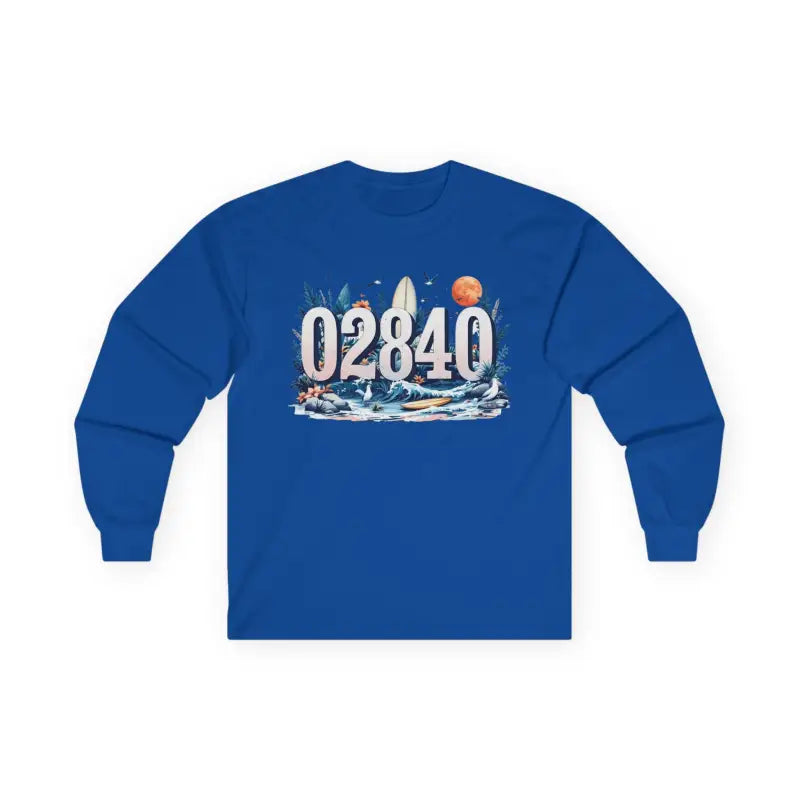 02840 Coastal Vibes Unisex Long Sleeve Tee for Outdoor Lovers - Ocean State Styles