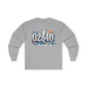 02840 Coastal Vibes Unisex Long Sleeve Tee for Outdoor Lovers - Ocean State Styles