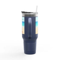 40oz Insulated Travel Mug Beach Life Design - Ocean State Styles
