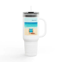 40oz Insulated Travel Mug Beach Life Design - Ocean State Styles