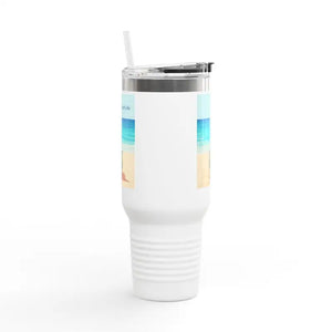 40oz Insulated Travel Mug Beach Life Design - Ocean State Styles