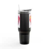 40oz Insulated Travel Mug with Heart Design for Love Mom Day - Ocean State Styles