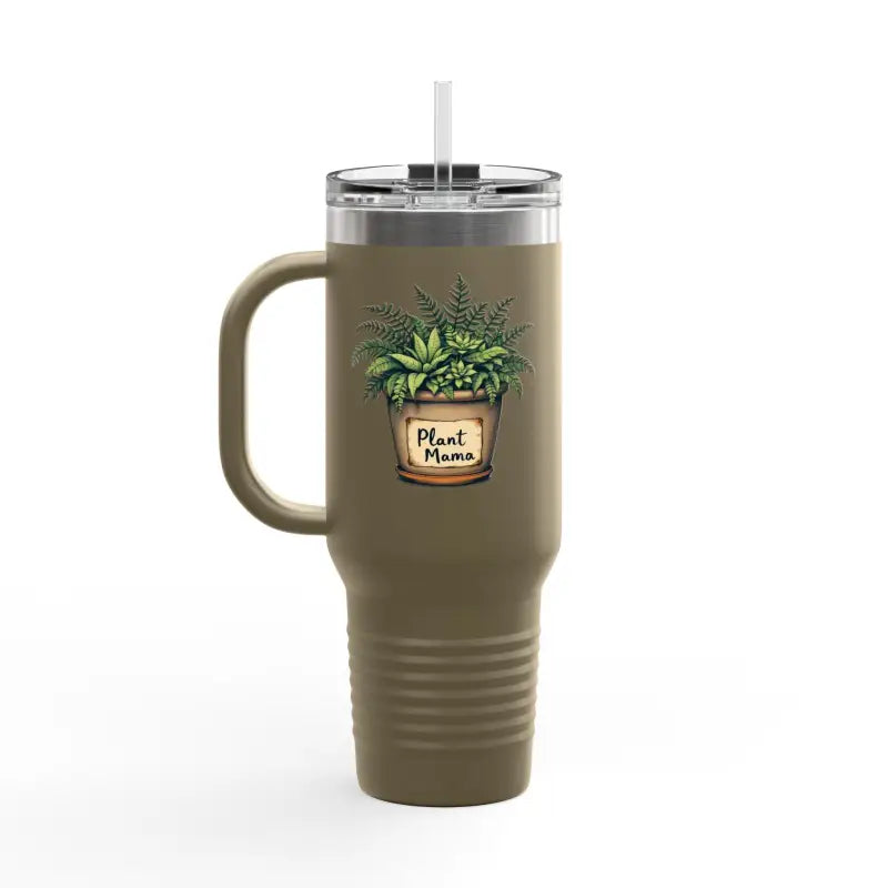 40oz Insulated Travel Tumbler Plant Mama Design Mug Gift - Ocean State Styles