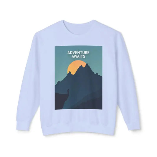 Adventure Awaits Unisex Mountain Graphic Crewneck Sweatshirt - Ocean State Styles