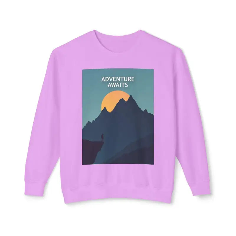 Adventure Awaits Unisex Mountain Graphic Crewneck Sweatshirt - Ocean State Styles