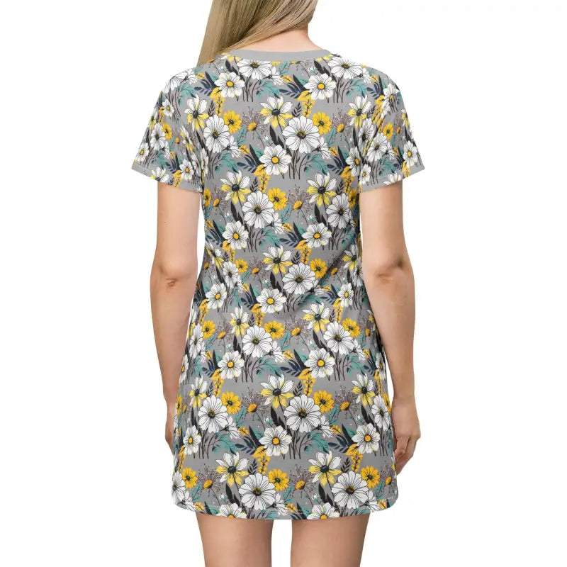 Floral print t-shirt dress from All Over Print Floral Summer T Shirt Dress collection