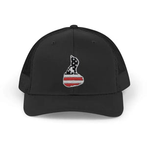 American Flag Embroidered Trucker Cap for Stylish Adventures - Ocean State Styles