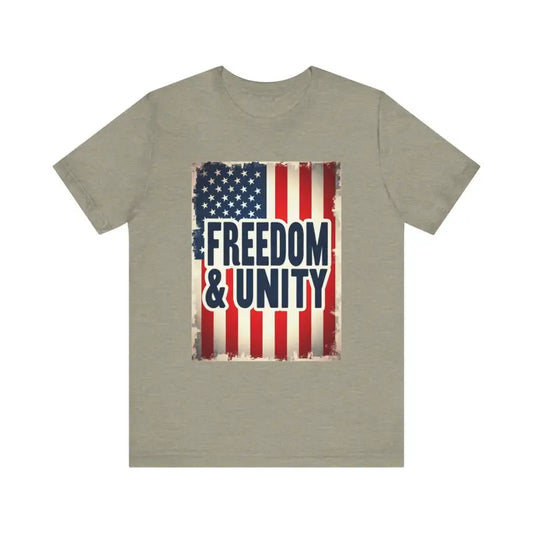 American Flag Freedom and Unity Unisex Tee for All - Ocean State Styles