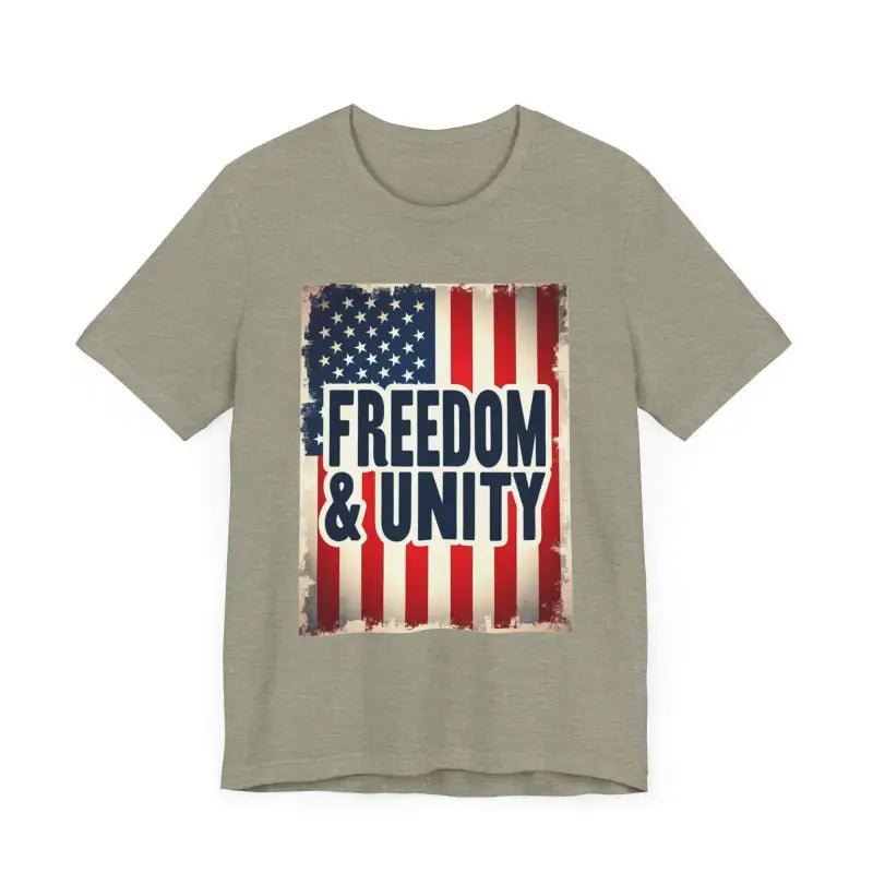 American Flag Freedom and Unity Unisex Tee for All - Ocean State Styles