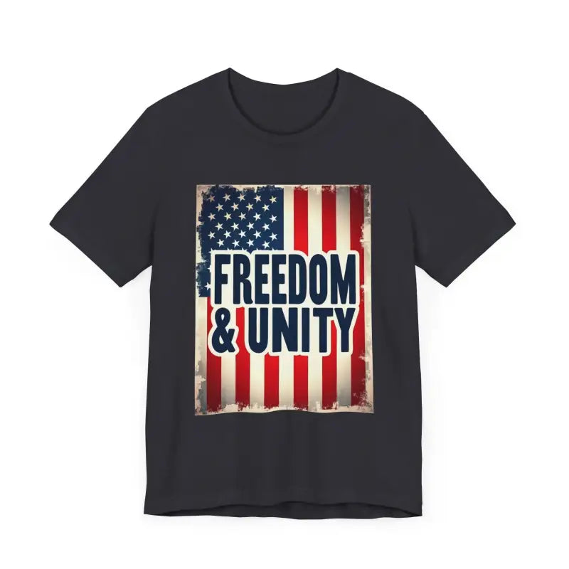 American Flag Freedom and Unity Unisex Tee for All - Ocean State Styles