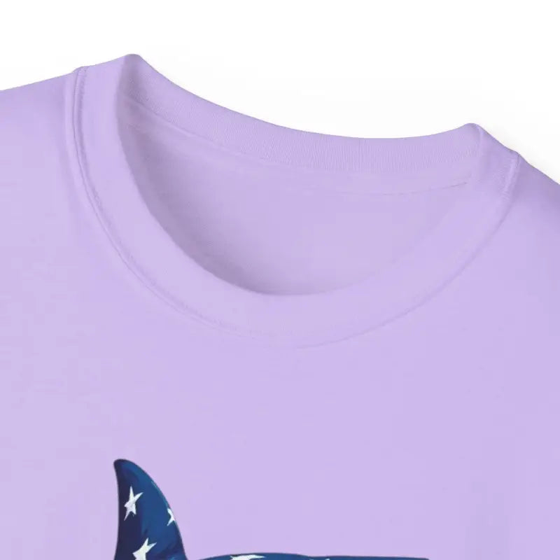 American Flag Shark Design Ultra Cotton Unisex T Shirt - Ocean State Styles