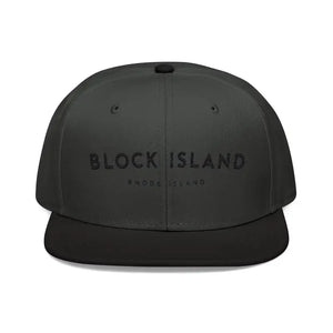 Assorted Color Block Island Embroidered Snapback Caps - Ocean State Styles